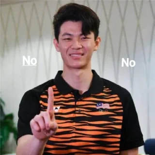 🙅 emoji lee zi jia husbu <3 Telegram sticker 11 of 30