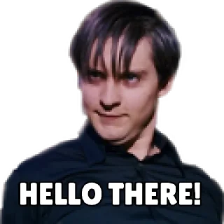👋 emoji Bully Maguire Telegram sticker 11 of 75
