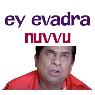 😡 emoji King Brahmi | @StickersTelugu Telegram sticker 12 of 20
