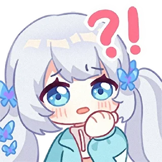 🥴 emoji 雫るる Telegram sticker 14 of 20
