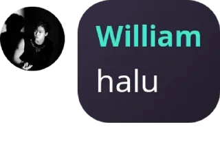 Sticker from william