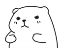 😠 emoji Mu Bear Telegram sticker 14 of 41