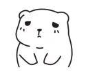 🙁 emoji Mu Bear Telegram sticker 9 of 41
