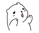 😧 emoji Mu Bear Telegram sticker 10 of 41