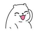😁 emoji Mu Bear Telegram sticker 24 of 41