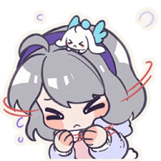 😖 emoji 星瞳微信表情包 @xingtongofficial Telegram sticker 13 of 16