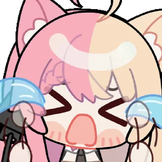 😭 emoji 小三月 の 自用包 @March7th2048 Telegram sticker 12 of 57