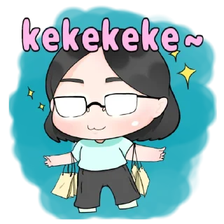🤩 emoji chibis Telegram sticker 8 of 13