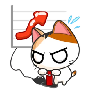 Sticker from Gojill The Meow Animated V.7 @kal_pc