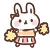 ⭐ emoji Mochi rabbit chan @deazzle Telegram sticker 19 of 40