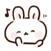 ⭐ emoji Mochi rabbit chan @deazzle Telegram sticker 14 of 40