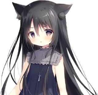 😟 emoji @listders 诺瓦 ノワール Telegram sticker 7 of 27