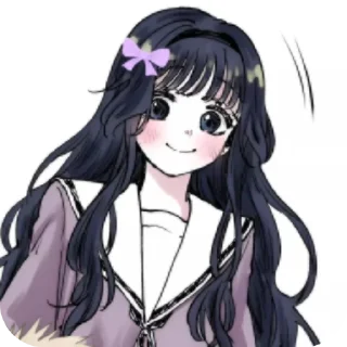 💇 emoji Waguri Telegram sticker 3 of 9