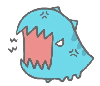 🤬 emoji 咖波 靜態 - Classic&奶泡貓 @Capoo_Stickers Telegram sticker 13 of 120