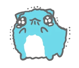 🥺 emoji 咖波 靜態 - Classic&奶泡貓 @Capoo_Stickers Telegram sticker 11 of 120