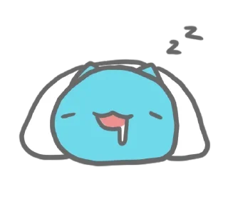 💤 emoji 咖波 靜態 - Classic&奶泡貓 @Capoo_Stickers Telegram sticker 18 of 120