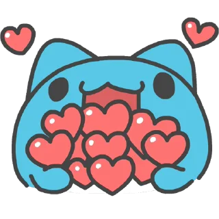 💝 emoji 咖波 視像⑥ @Capoo_Stickers Telegram sticker 5 of 48