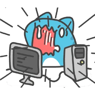 🤯 emoji 咖波 視像② @Capoo_Stickers Telegram sticker 22 of 48