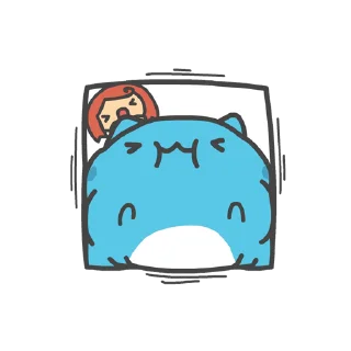 😶‍🌫️ emoji 咖波 視像④ @Capoo_Stickers Telegram sticker 9 of 42