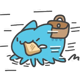 🏃 emoji 咖波 視像② @Capoo_Stickers Telegram sticker 10 of 48