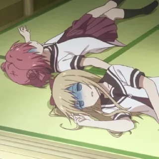 😨 emoji Yuru Yuri Scene [@Otakuzdream] Telegram sticker 16 of 50