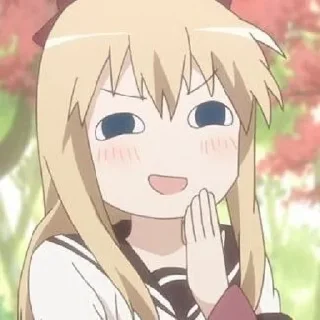 🤓 emoji Yuru Yuri Scene [@Otakuzdream] Telegram sticker 12 of 50