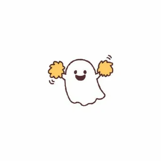 🦖 emoji 、cute ghost ! @JENNIEUKKIM Telegram sticker 7 of 28