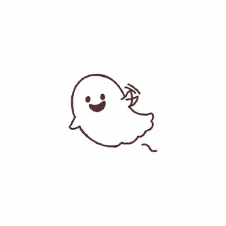 🦖 emoji 、cute ghost ! @JENNIEUKKIM Telegram sticker 23 of 28