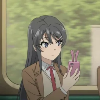 🎲 emoji -mai sakurajima Telegram sticker 10 of 20
