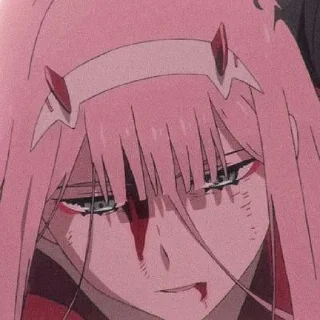 Sticker from Zero two