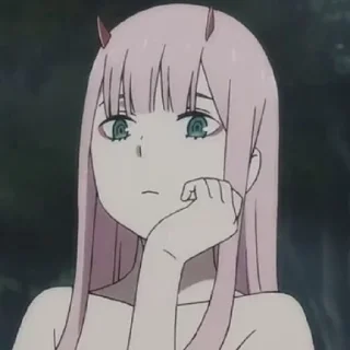 Sticker from Zero two
