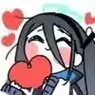 🥰 emoji 千年 PNG vol.1 @tsugumi42 Telegram sticker 18 of 120