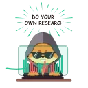 Sticker from KuCoin × Scam Alert