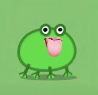 😝 emoji frog Telegram sticker 5 of 21