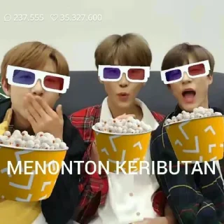 🍿 emoji Meme all kpop by ; @gthutmpe Telegram sticker 10 of 58