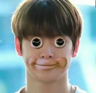 👀 emoji Meme all kpop by ; @gthutmpe Telegram sticker 6 of 58