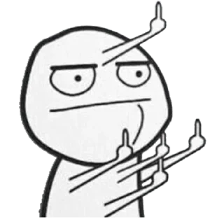 🖕 emoji senpai — @stckrRobot Telegram sticker 17 of 55