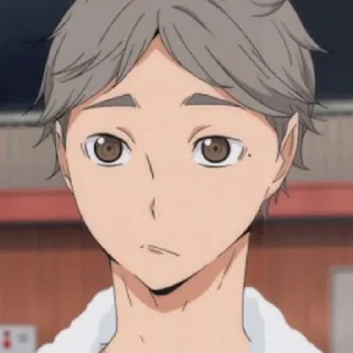🐰 emoji sugawara koushi 🔭 @INSCMNIAC Telegram sticker 10 of 55