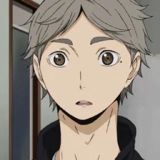 🐰 emoji sugawara koushi 🔭 @INSCMNIAC Telegram sticker 9 of 55