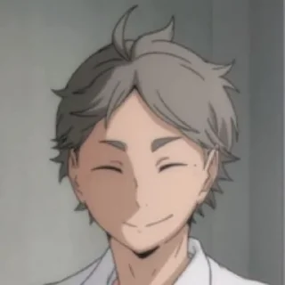 🐰 emoji sugawara koushi 🔭 @INSCMNIAC Telegram sticker 11 of 55