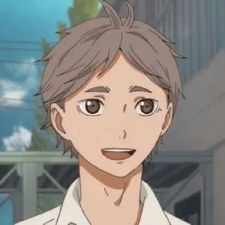 🐰 emoji sugawara koushi 🔭 @INSCMNIAC Telegram sticker 18 of 55