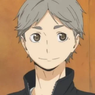 🐰 emoji sugawara koushi 🔭 @INSCMNIAC Telegram sticker 8 of 55
