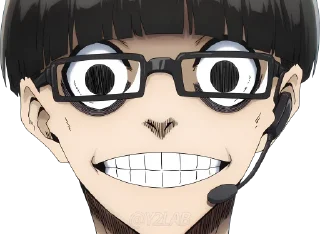😬 emoji Blue Lock @Y2LAB Telegram sticker 18 of 31