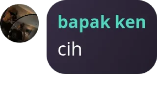 Sticker from bapak ken