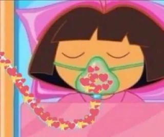 😍 emoji Yue the Dora Telegram sticker 10 of 28