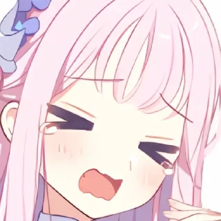 😭 emoji Blue Archive Mika Telegram sticker 7 of 20