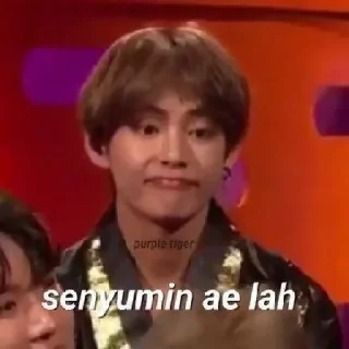 😌 emoji taehyung Telegram sticker 6 of 21
