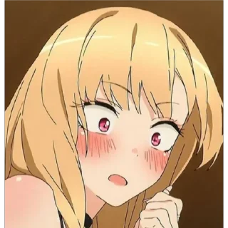 🙂 emoji Marin | @Anime_Gifs_Stickers Telegram sticker 18 of 29