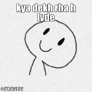 Sticker from Hn m vhi hu or fir se krungi bol kya kr lega😡's