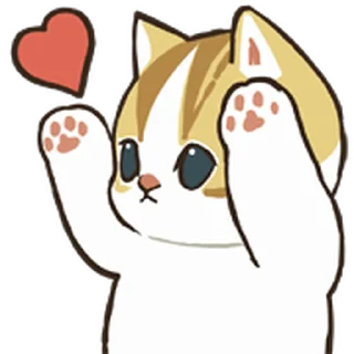 🥰 emoji 會動！喵喵表情貼 @moe_sticker_bot Telegram sticker 13 of 40